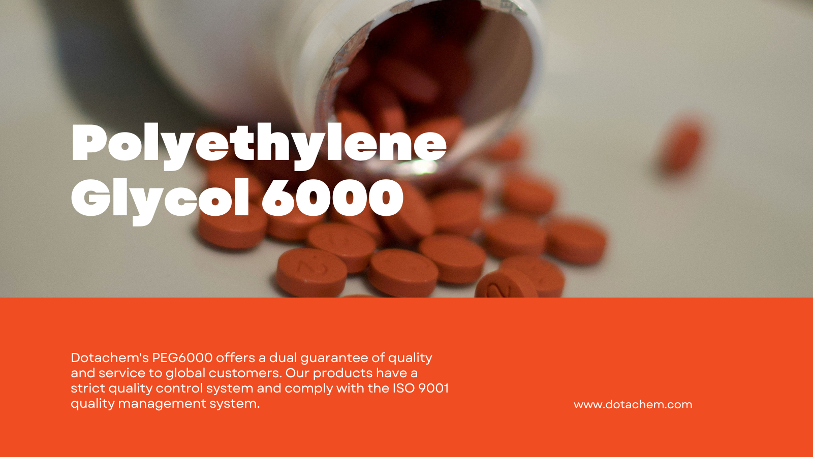 Polyetyleeniglykol 6000: Monimuotoiset sovellukset teollisuusalalla ja Dotachemin laatu sitoumus