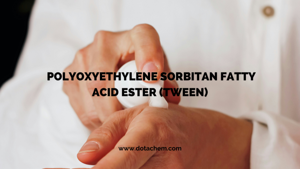 Erinomainen laatu: Dotachemin TWEEN-sarjan pinta-aktiiviset aineet antavat voimaa useille teollisuudenaloille